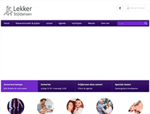 Tablet Screenshot of lekkerstijldansen.nl